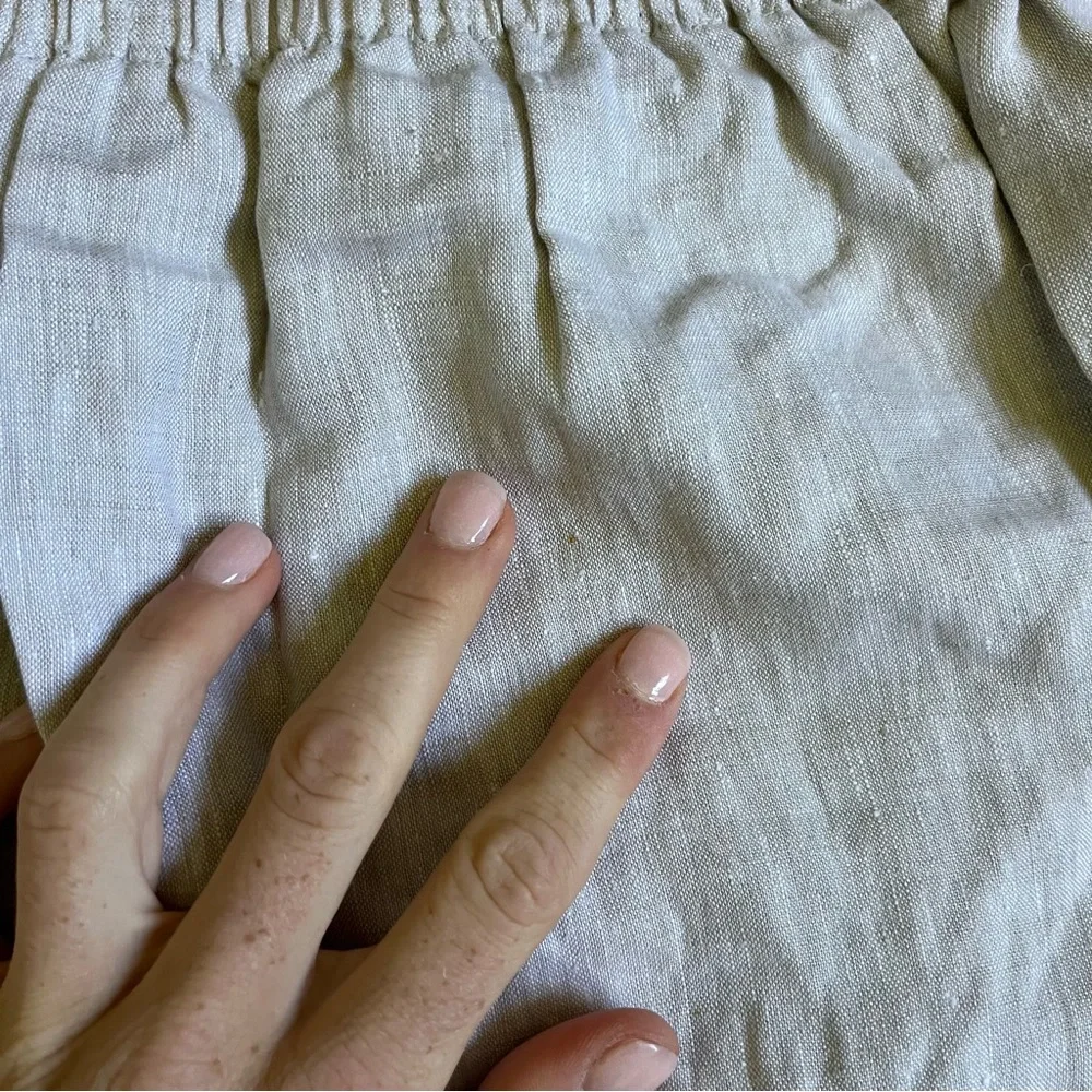 J.Crew Cream Linen Skirt 2